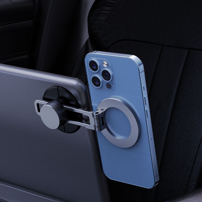Support de téléphone MagSafe sans recharge à coller à l'écran pour Tesla  Model 3 et