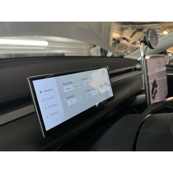 Tesla Model 3 Afișaj fără fir pentru șofer compatibil AppleCar & Android Auto pentru și Model Y