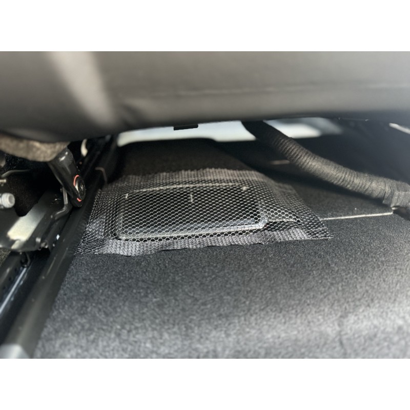  Lot de 2 housses de ventilation pour siège arrière, flux d'air,  protection de grille de radiateur, compatible avec Tesla Model Y, couvercle  de ventilation grille d'aération pour siège arrière
