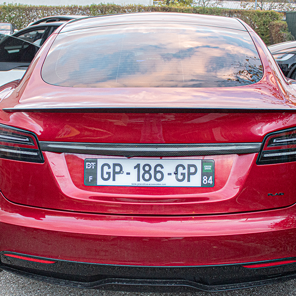 Tesla Model S Bagasjeromsskinne i karbon for og X LR & Plaid 2022+