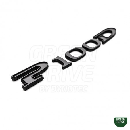 Logo "P100D" /" P90D" noir - Tesla Model S et X