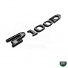 P100D" / "P90D" schwarzes Logo - Tesla Model S und X