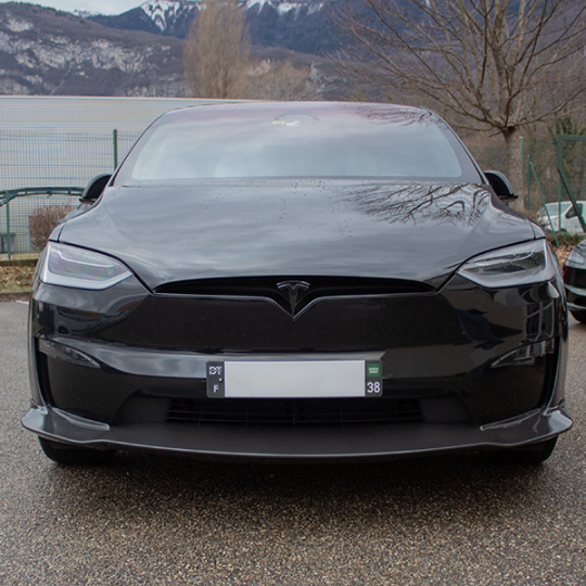 DynoTec Tesla Model X Spoiler / frontblad VelocityX® for LR & Plaid 2022+