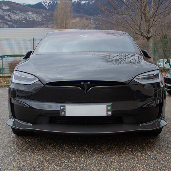 DynoTec Tesla Model X Spoiler / frontblad VelocityX® for LR & Plaid 2022+