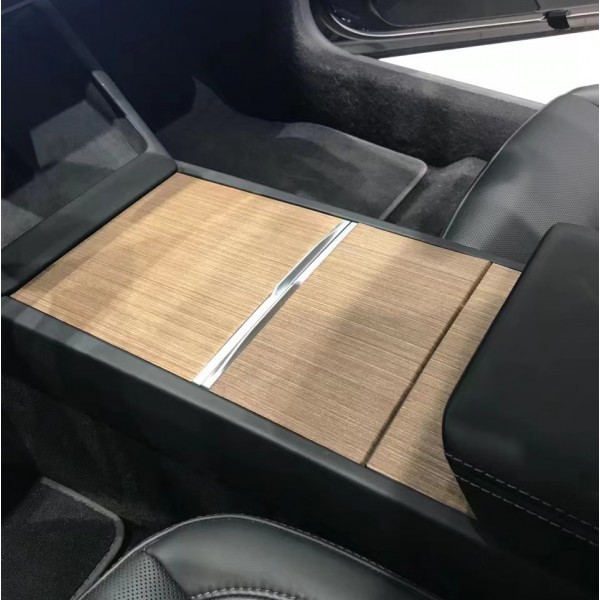 Console centrale en vrai bois - Tesla Model 3 et Y