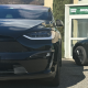 Tesla Model X Far de ceață față din carbon pentru LR & Plaid 2022+