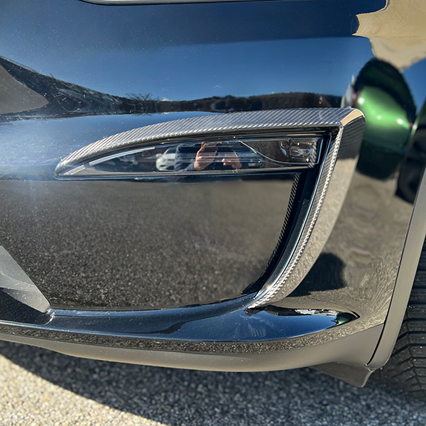 Fog Light Carbon Front für Tesla Model X LR & Plaid 2022+