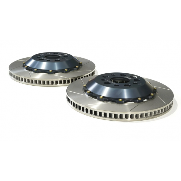 Rotors Avant Deux Pièces de Diamètre Stock MountainPassPerformance pour Tesla Model S Plaid et Long Range