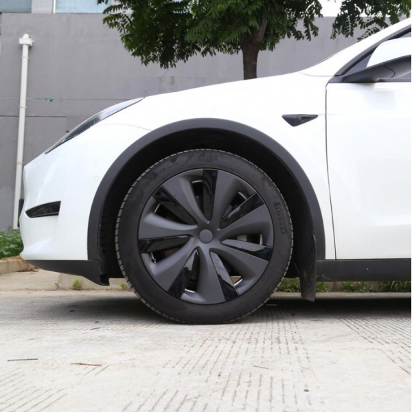 Tesla Sett med 4 Tempest 19" replika hjulkapsler til Model Y